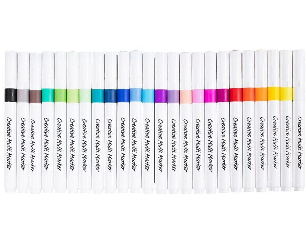 Creativ Company Multi Marker 4 mm Sortierte Farben 24 Stk