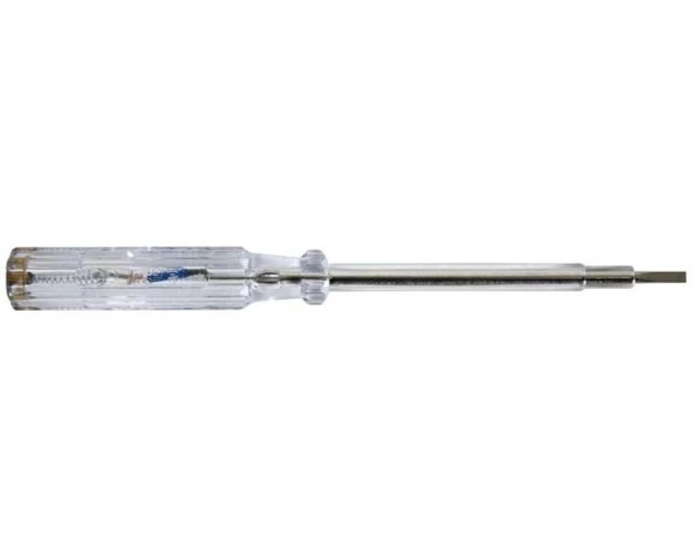 Perel Spannungsprüfer-Schraubendreher EVT02 Stahl Transparent