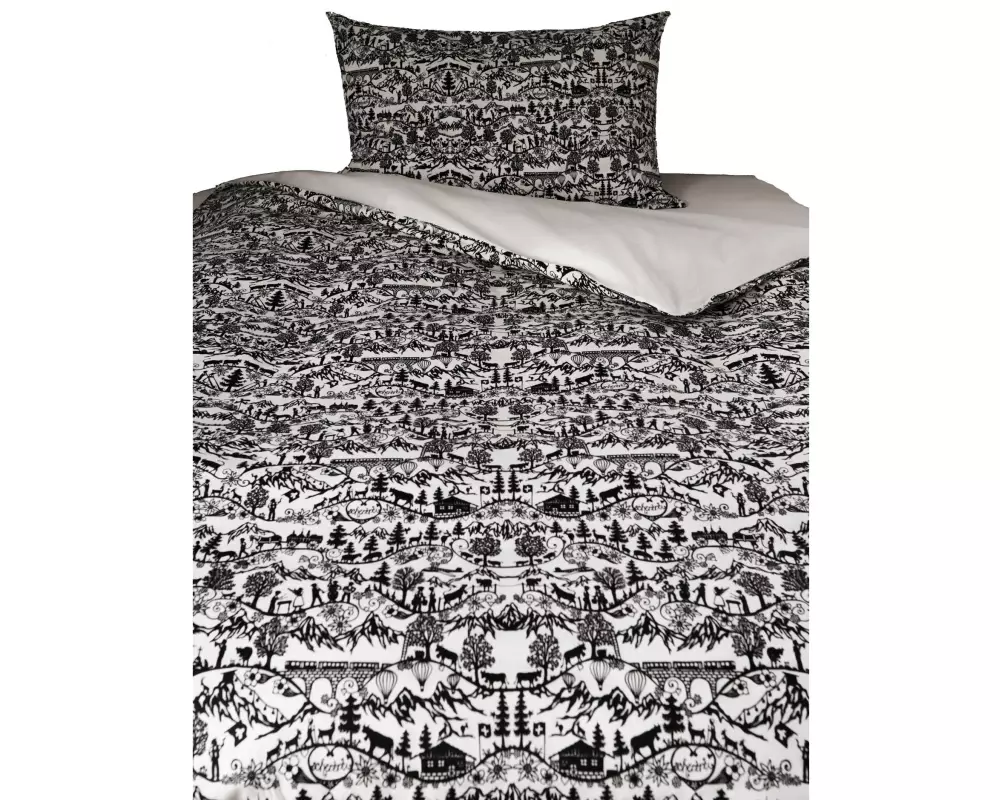 Hubatka Duvetbezug Scherenschnitt 160 x 210 cm