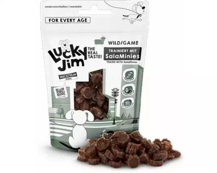 Lucky Jim Leckerli SalaMinies Wild 70 g
