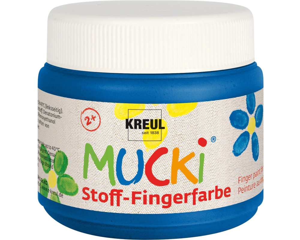 KREUL Stoff-Fingerfarbe Mucki KR-28104 blau