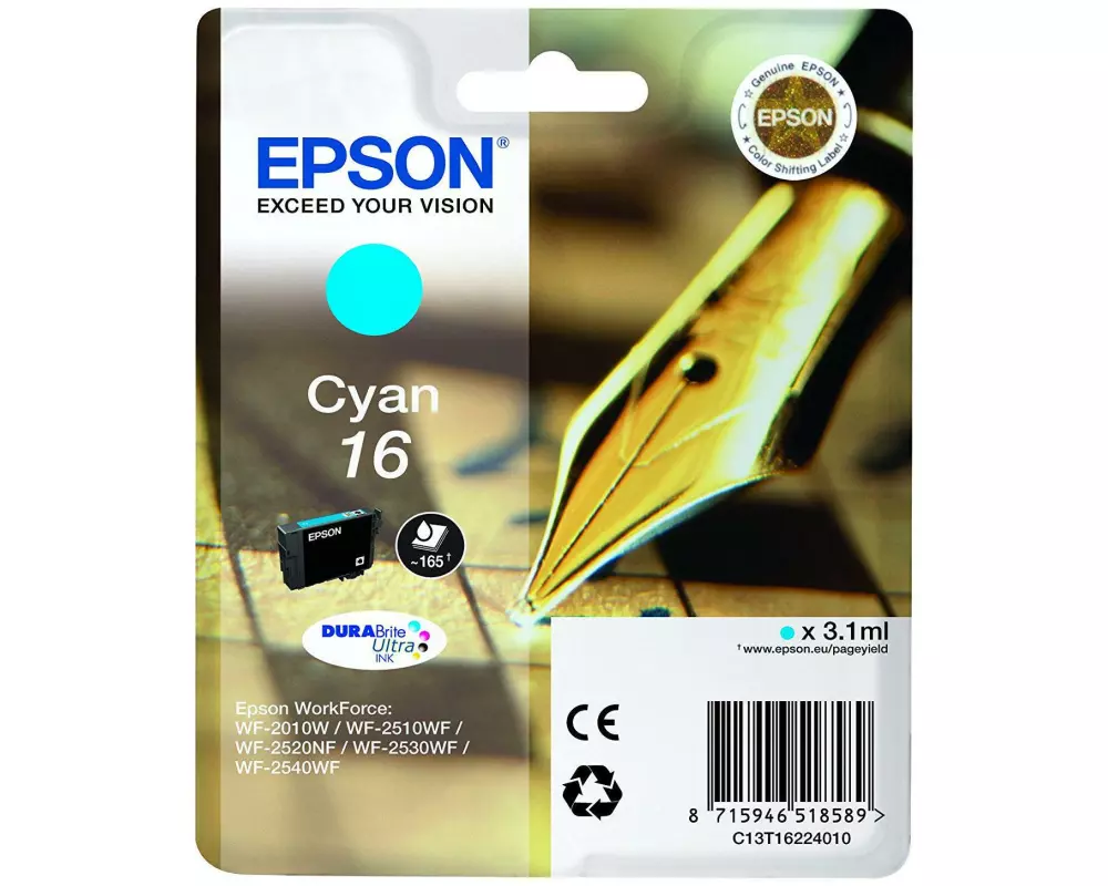 Epson Tinte T16224012 Cyan