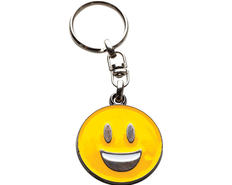 SILCA Schlüsselanhänger Happy AVK7245 nickel