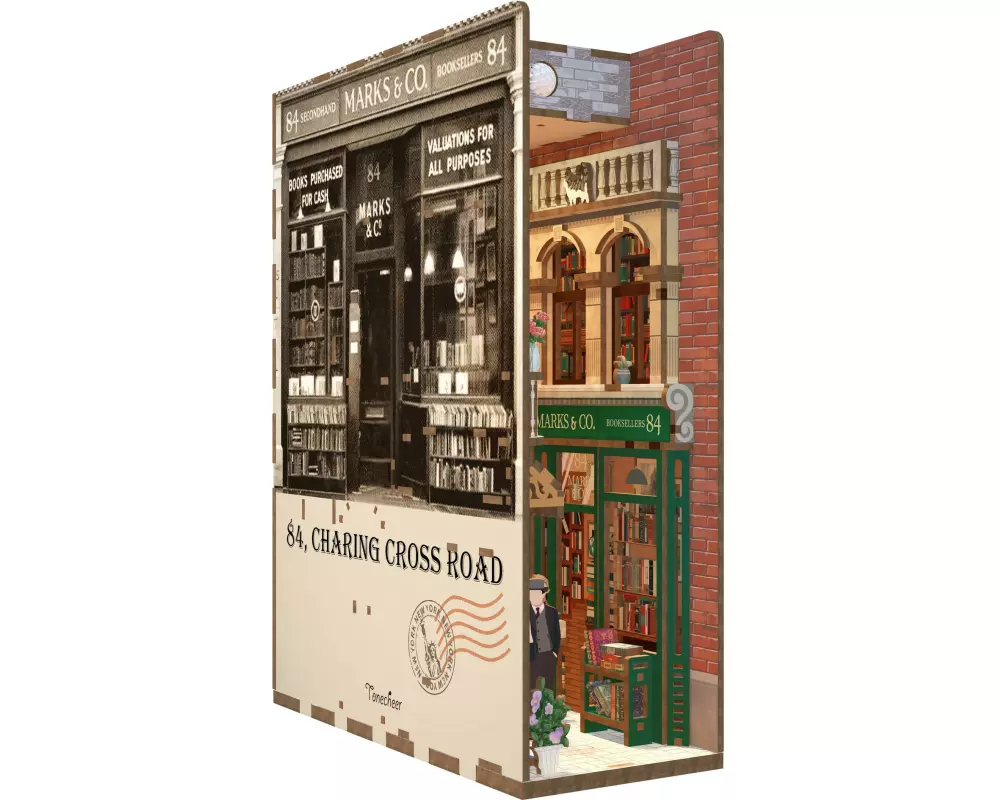 Tonecheer Bausatz Book Nook 84 Charing Cross Road
