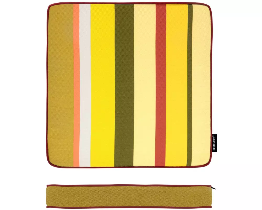 Remember Sitzkissen Sitzkissen Capri 40 x 40 cm, Mehrfarbig