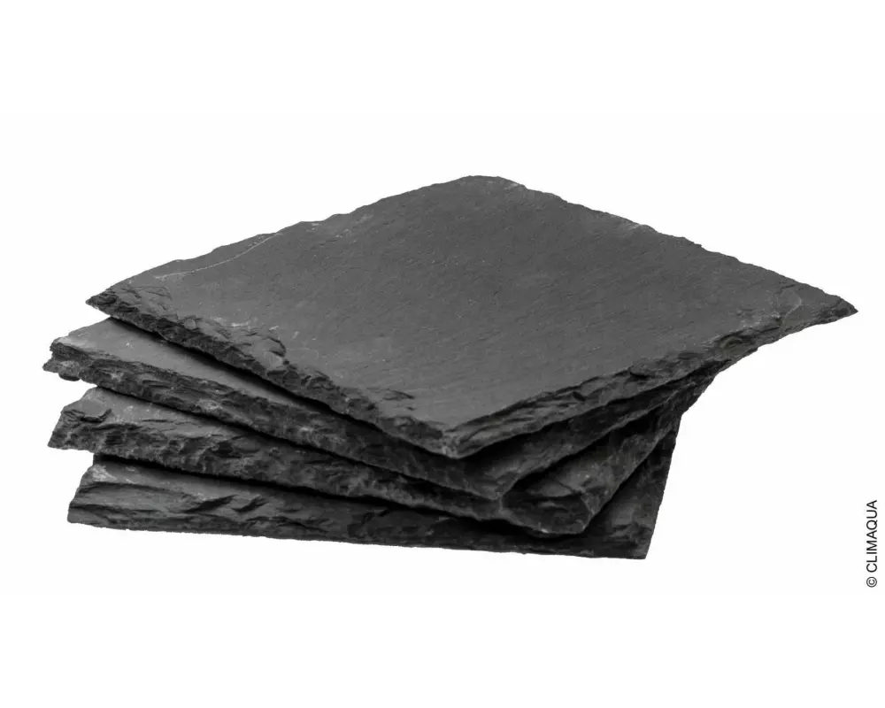 CLIMAQUA Kerzenhalter Zen eckig 4 Stück, Anthrazit