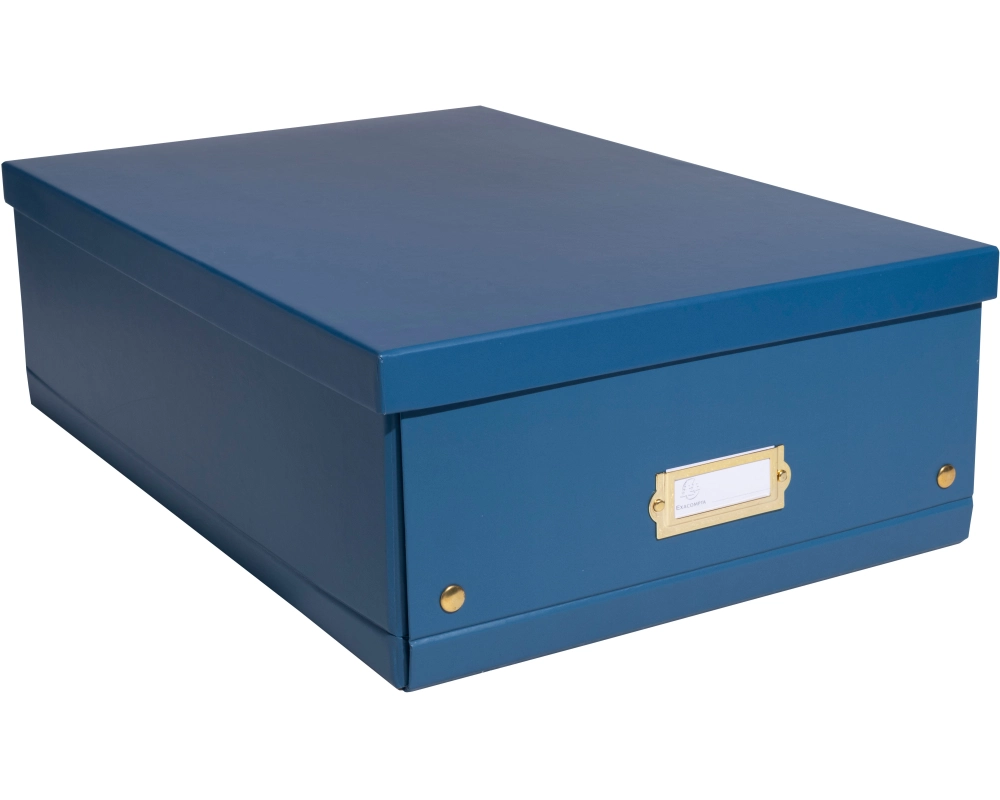 EXACOMPTA Aufbewahrungsbox Neo Deco A3+ 62452E blau 33x50x16cm