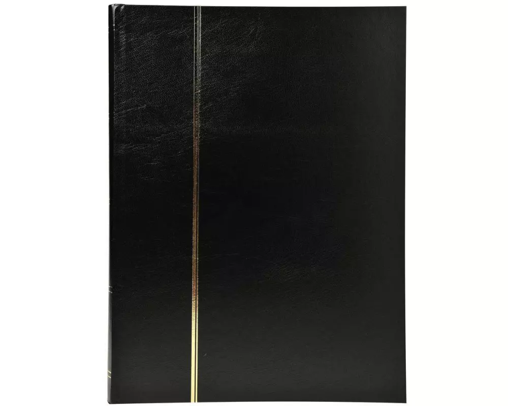 Exacompta Sammelalbum Briefmarken, 22.5 x 30.5 cm, 48 Seiten, Schwarz