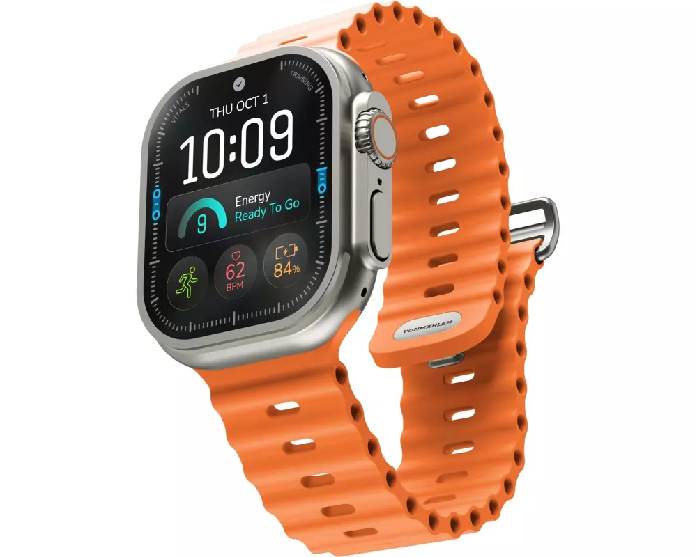 Vonmählen Armband Wave Band 3 44/45/46/49 mm Orange