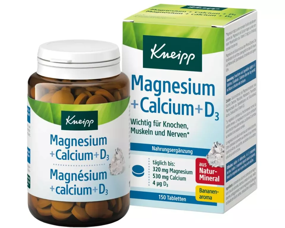 Kneipp Tablette Magnesium + Calcium und Vitamin D3 Magnesium