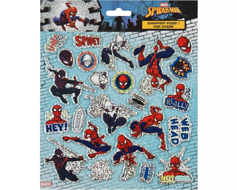 Undercover Motivsticker Spider-Man mit 20 Stickern