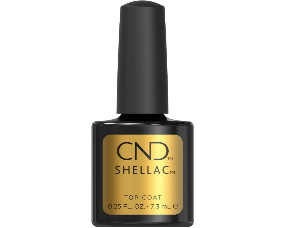 cnd UV-Nagellack Shellac Top Coat 7.3 ml transparent Transparent