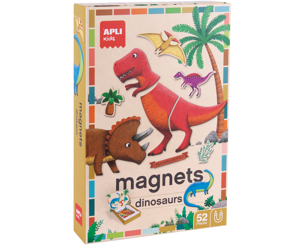 APLI KIDS Magnetspiel Dino 19233 52-teilig