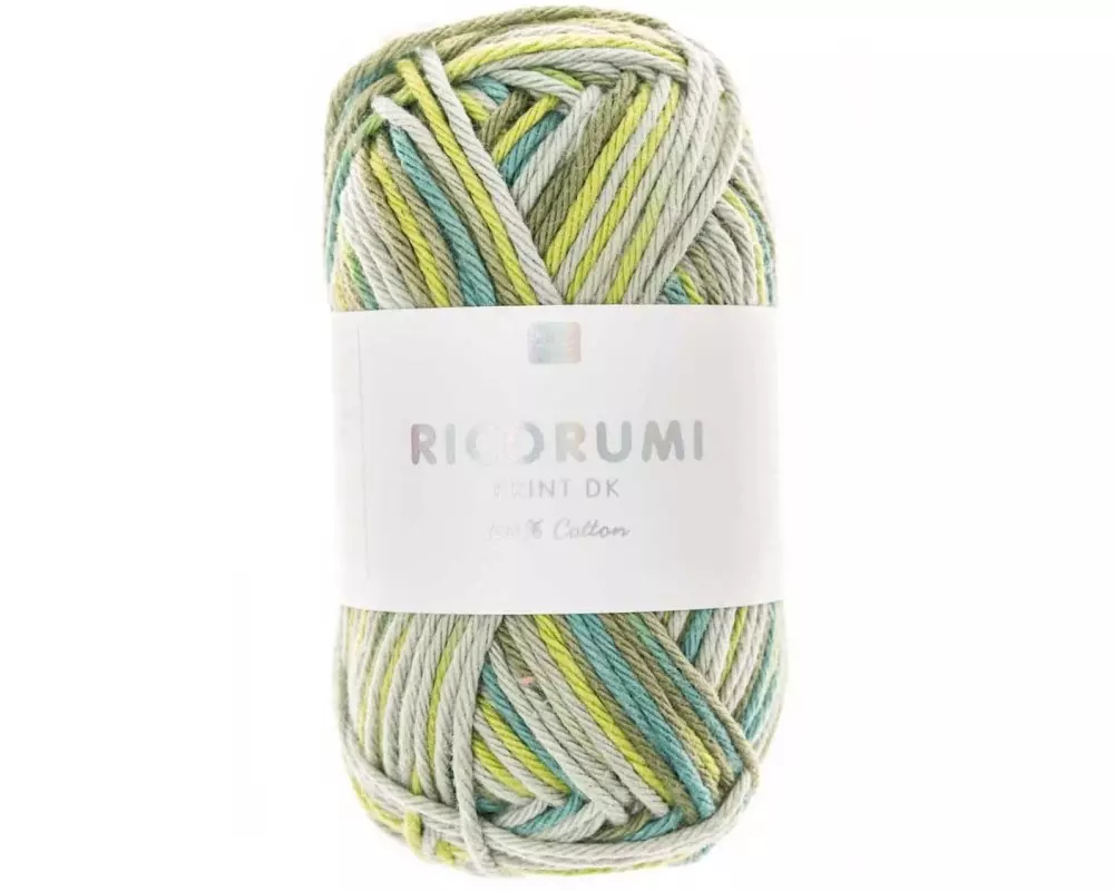 Rico Design Wolle Creative Ricorumi DK Print 25 g, Grün-Mix