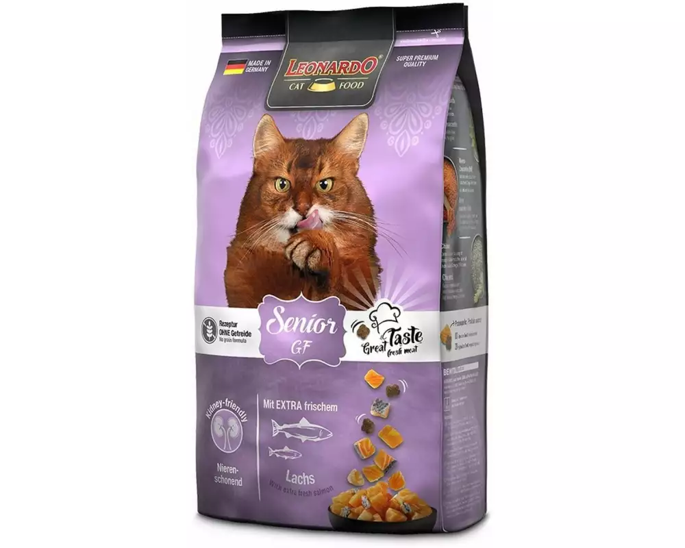 Leonardo Cat Food Trockenfutter Getreidefrei Senior. 1.8k g