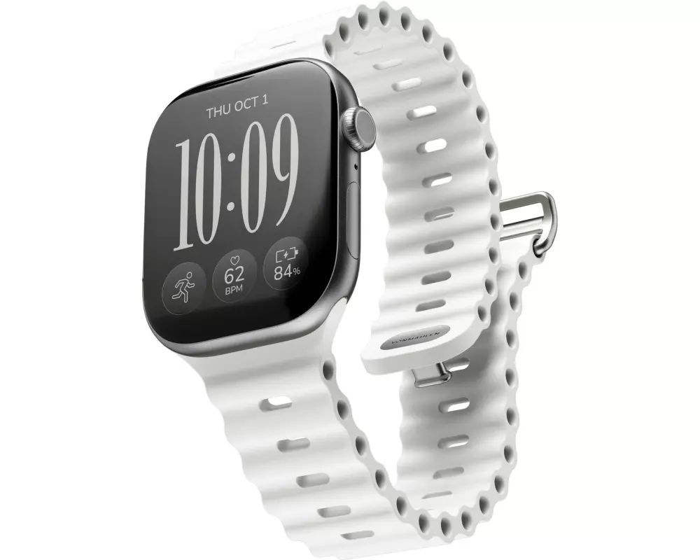 Vonmählen Armband Wave Band 3 40/41/42 mm Weiss