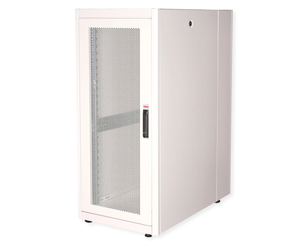 ROLINE 19-Zoll Serverschrank Basic 26 HE, 600x1000 BxT perforiert grau