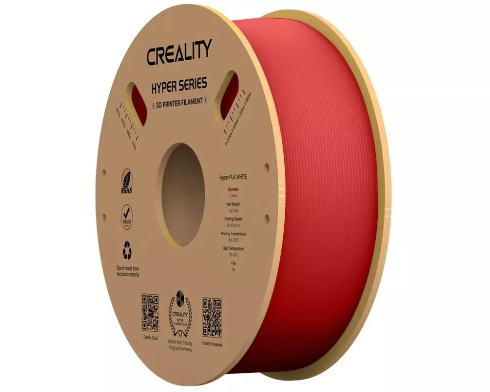 Creality Filament PLA Hyper, Rot, 1.75 mm, 1 kg