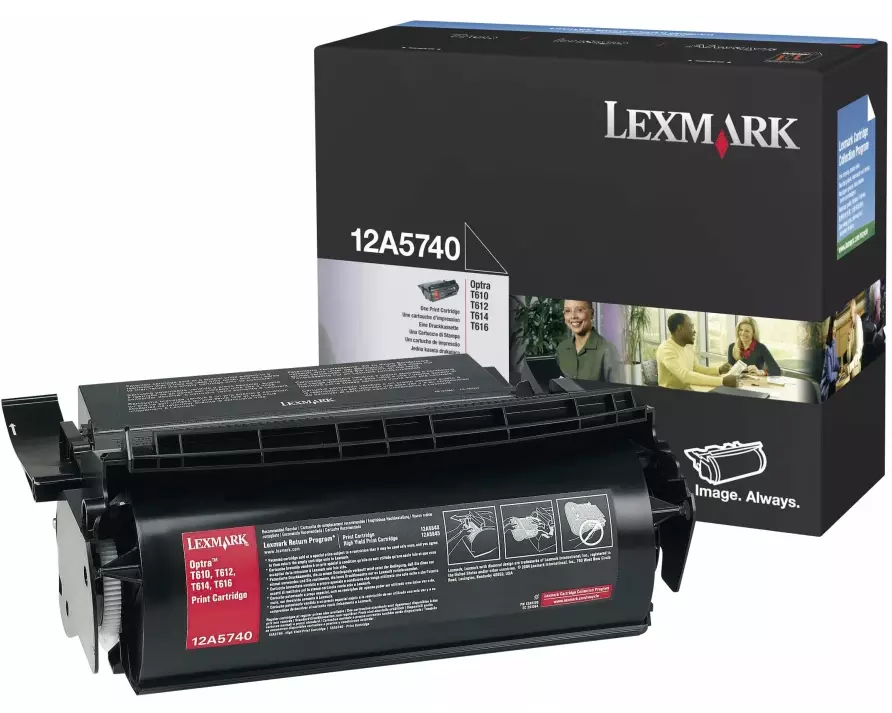 LEXMARK Toner black OptraT T610 T612 T614 T616