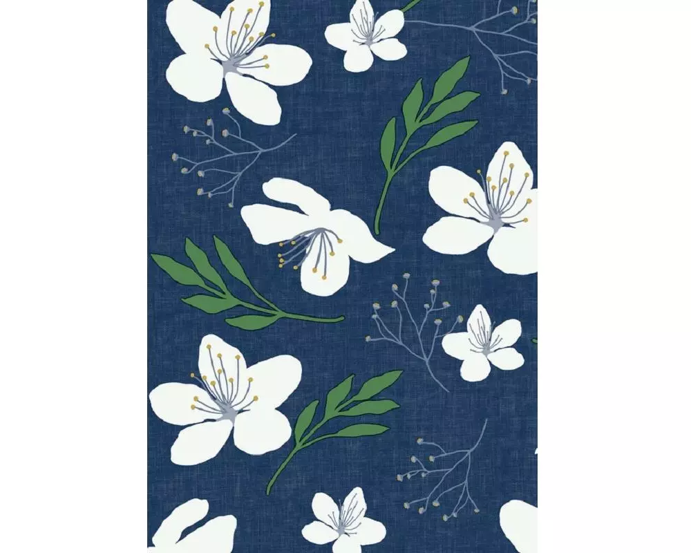 d-c-fix Tischdecke Fiesta dusk 140 cm x 180 cm, Blau/Weiss