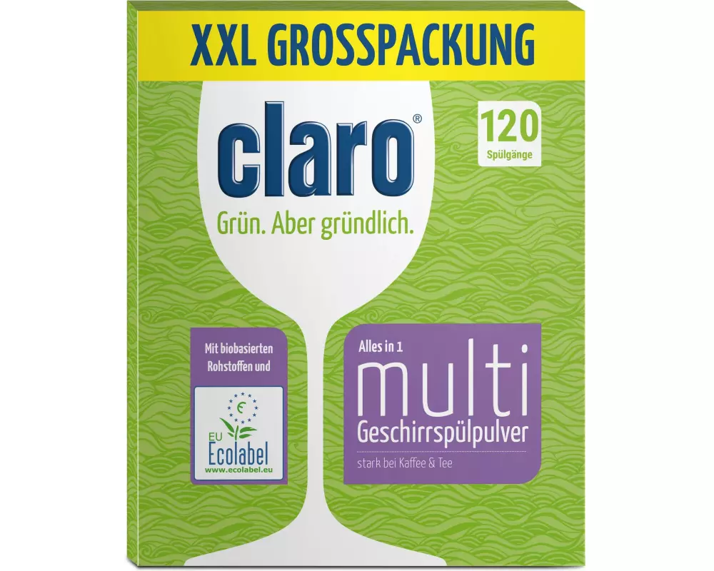 claro Maschinenspülmittel Multi Pulver 2.4 kg
