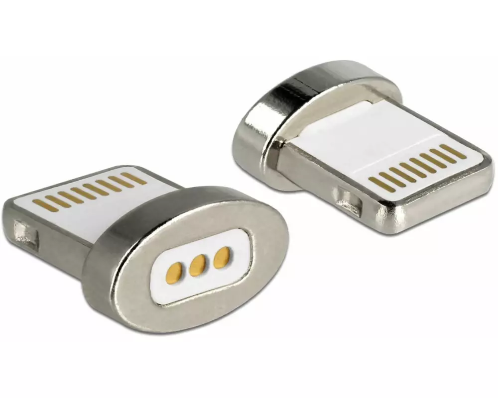 Delock USB-Kabel magnetisch Adapter Stecker ohne Kabel Lightning