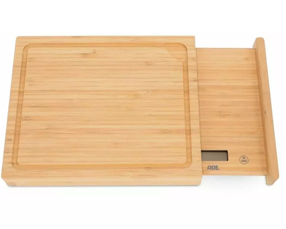ADE Schneidebrett mit Küchenwaage Hellbraun