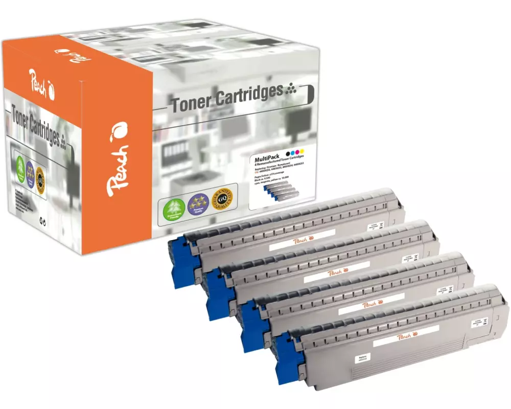 Peach Toner OKI MC861 Series BK, C, M, Y