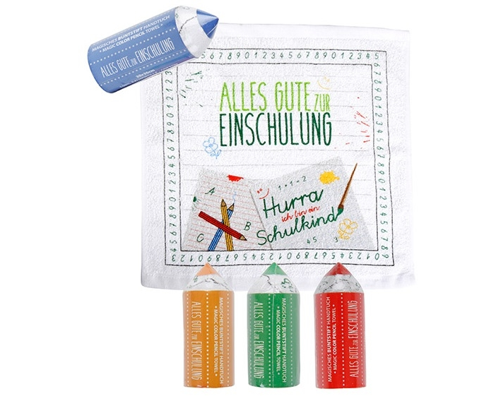 ROOST Magisches Handtuch Schule 10028520 30x30cm