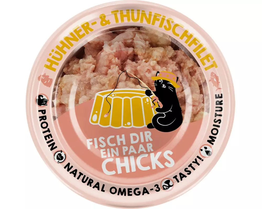Lucky Lou Extra Food Thunfisch-&Hühnerfilet in Gelée, 70 g
