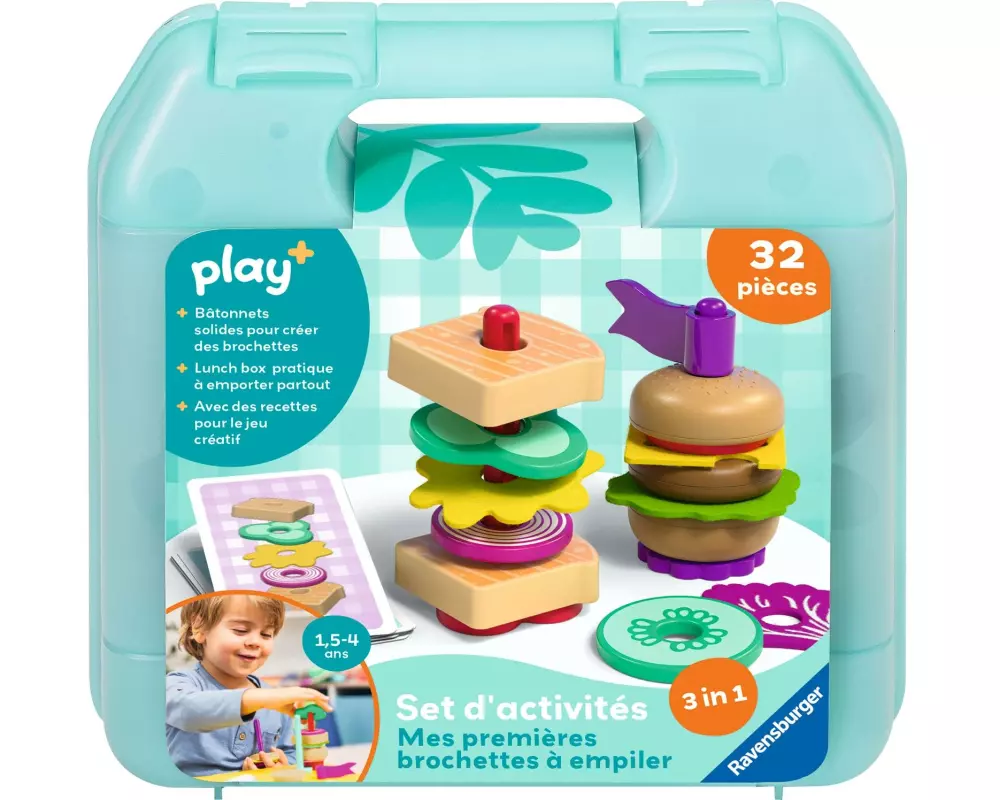 play+ Set dactivités: brochettes FR