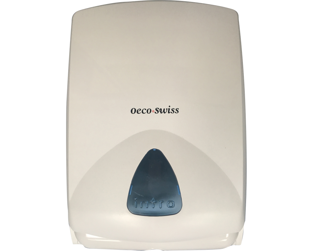 OECO SWISS Falthandtuch-Spender Slim 2181103 weiss, Kunststoff