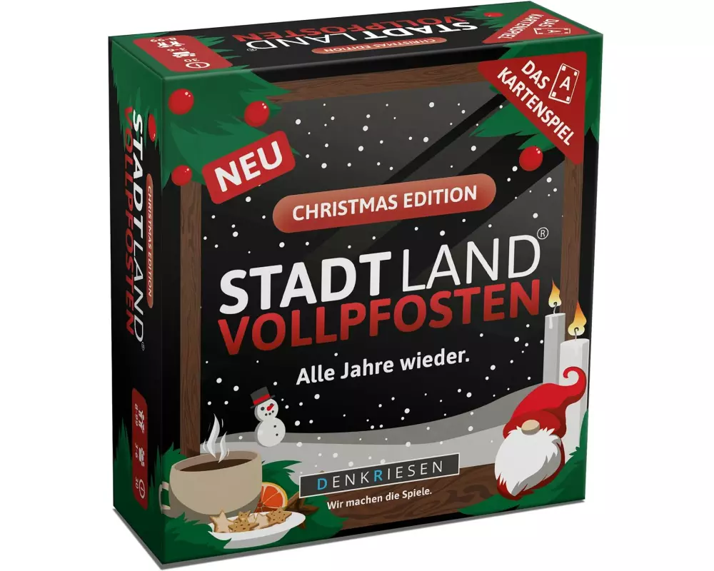 Denkriesen Stadt Land Vollpfosten – Christmas Edition