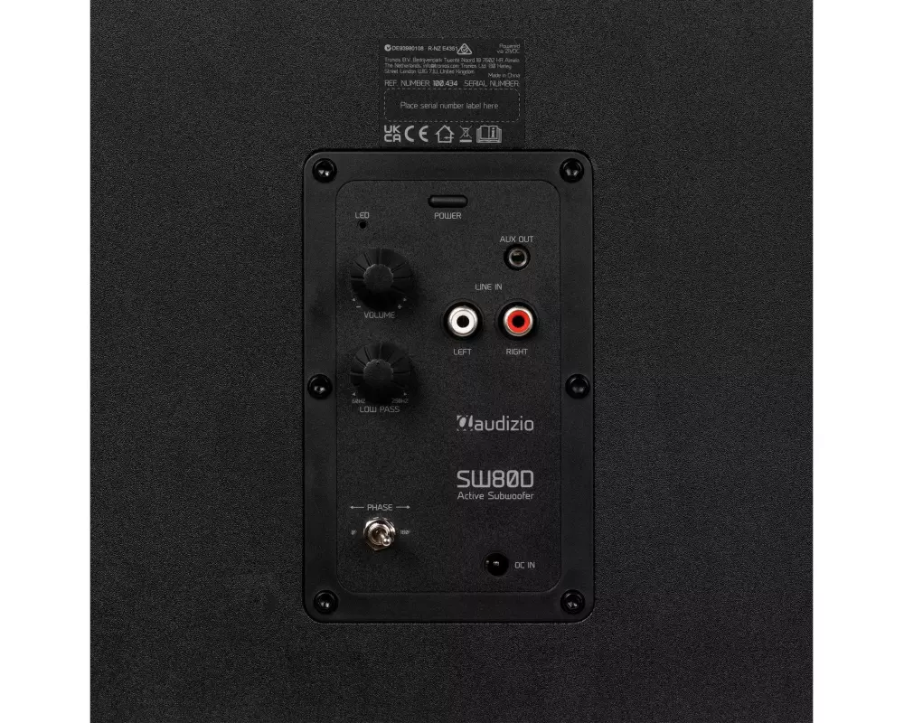 Audizio Subwoofer SW80D 160W Schwarz