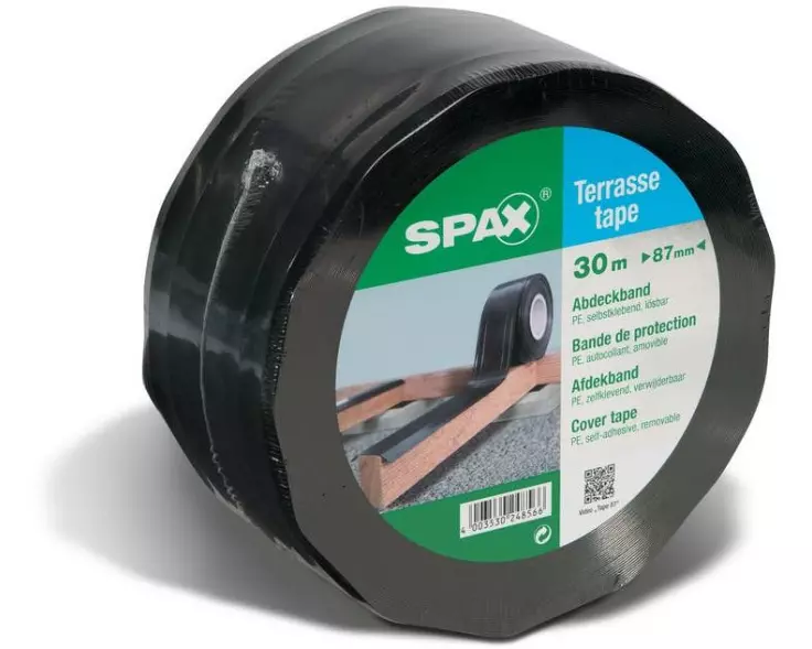 Spax Isolierband 87 mm x 30 m, Schwarz