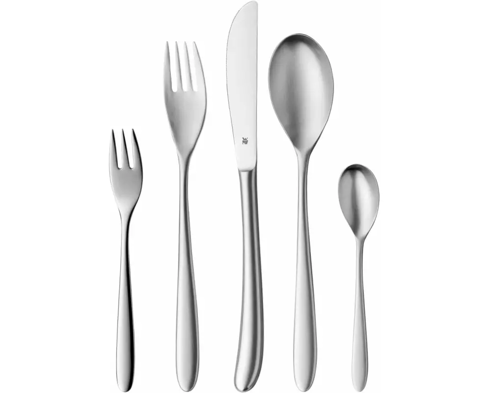 WMF Besteck-Set Silk 30-teilig, Silber