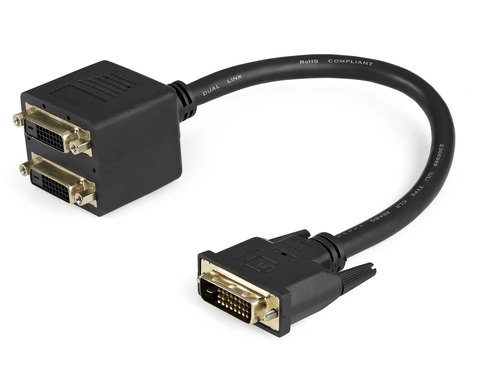 1FT DVI-D VIDEO SPLITTER CABLE