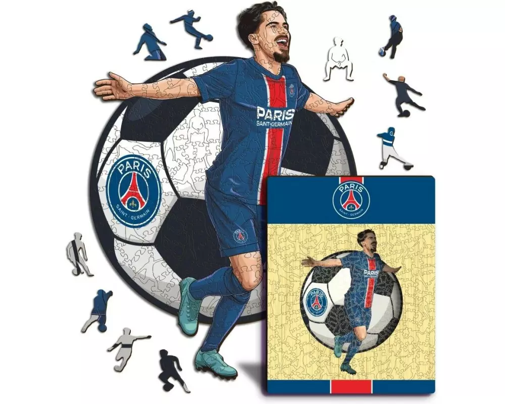 Iconic Puzzle Holz-Puzzle Vitinha – PSG S, 150 Teile