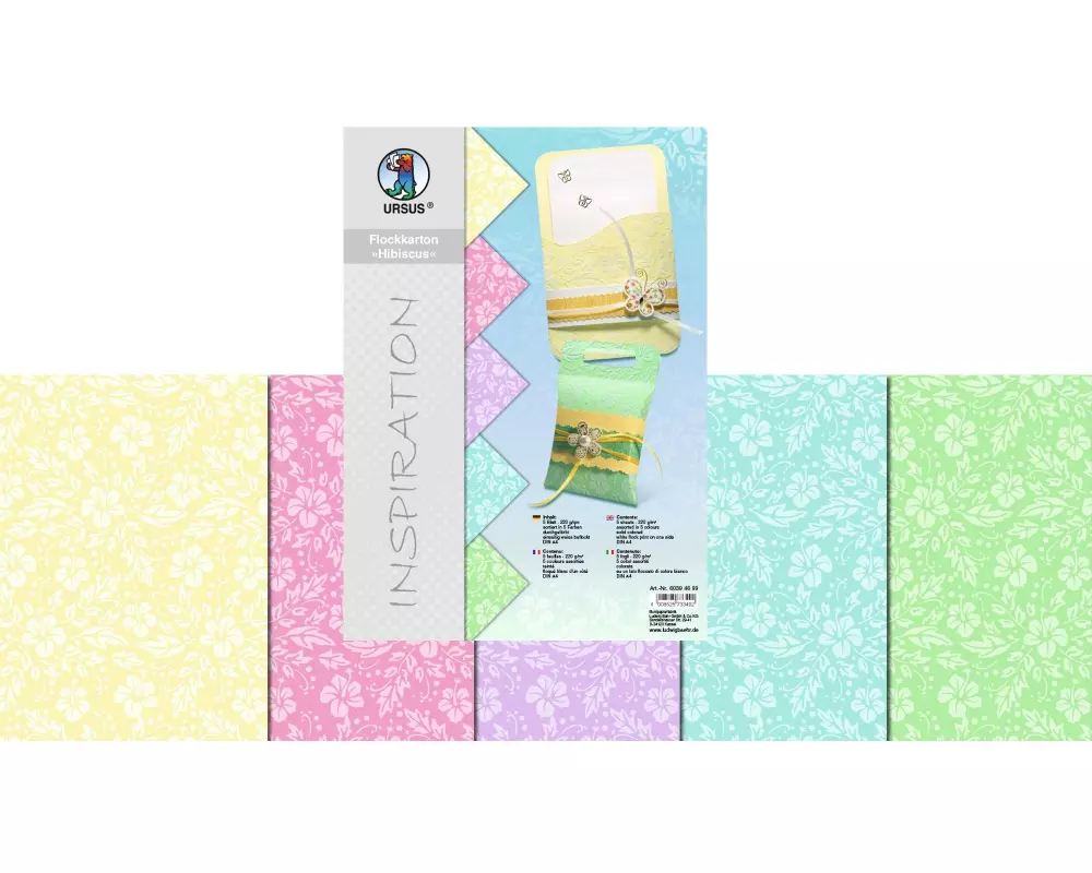 URSUS Motivblock Hibiskus