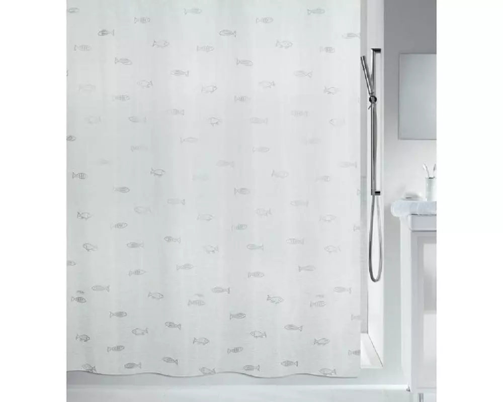 spirella Duschvorhang Kos 180 x 180 cm, Grau