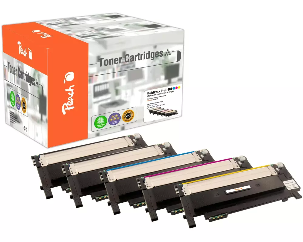 Peach Toner Samsung CLT-404S 2x Black, 1x Cyan, Magenta, Yellow