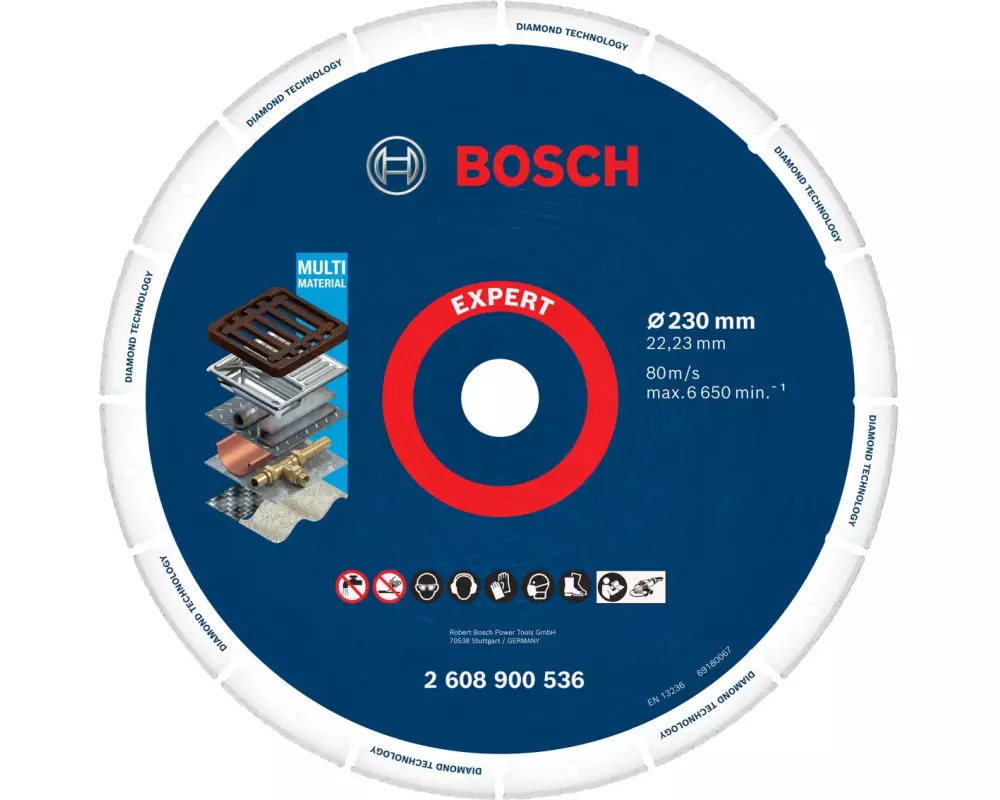 Bosch Professional Trennscheibe EXPERT Diamond Metal Wheel, 230 mm