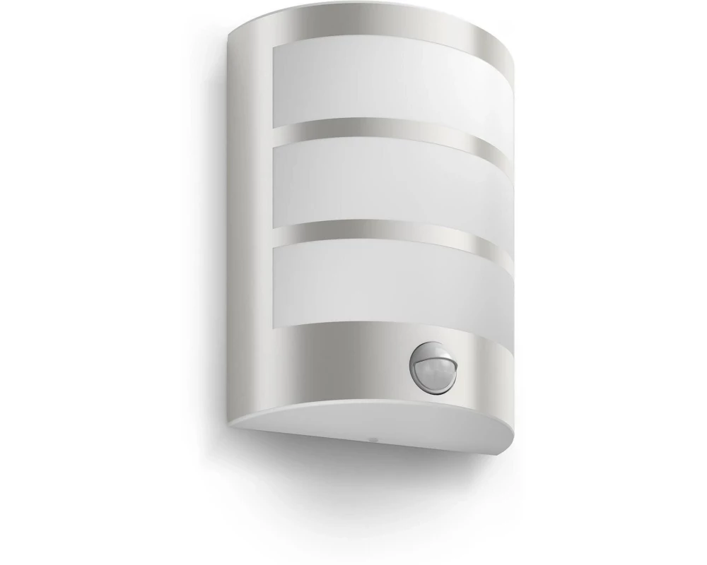 Philips Wandleuchte Python UE Bewegungsmelder 2700K Inox