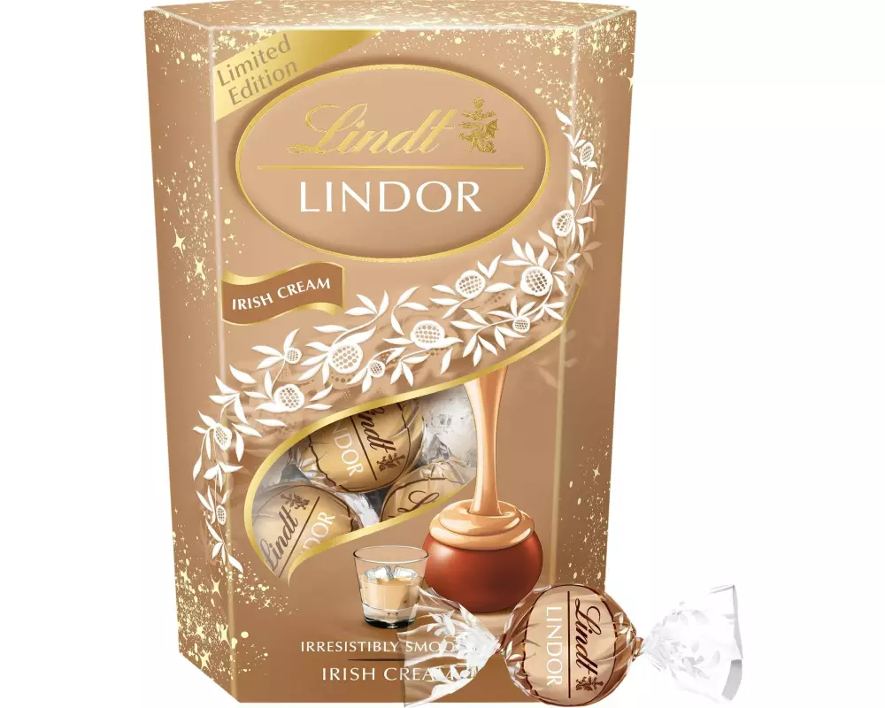 Lindt Schokoladen-Pralinen Lindor Kugeln Irish Cream 200 g