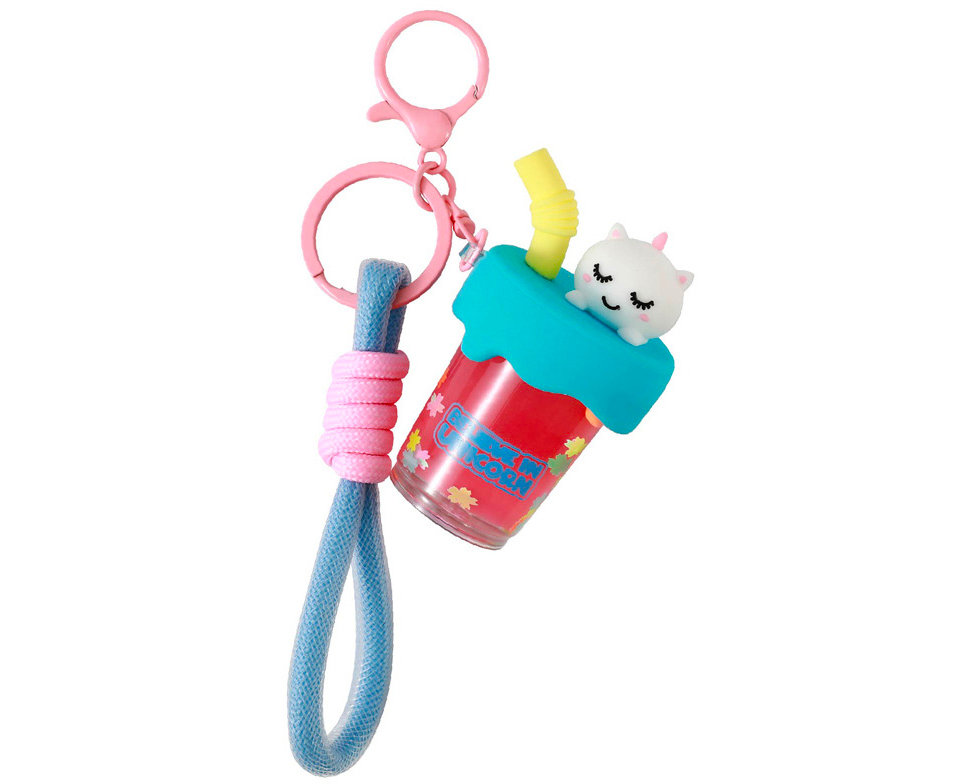 I-TOTAL Schlüsselanhänger Bubble Tea XL3080 Unicorn