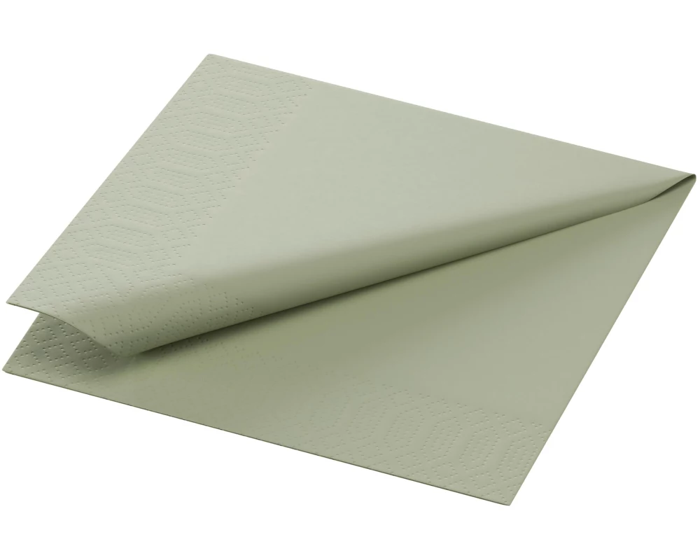 Duni Papierservietten Tissue 24 cm x 24 cm, 250 Stück, Pistache