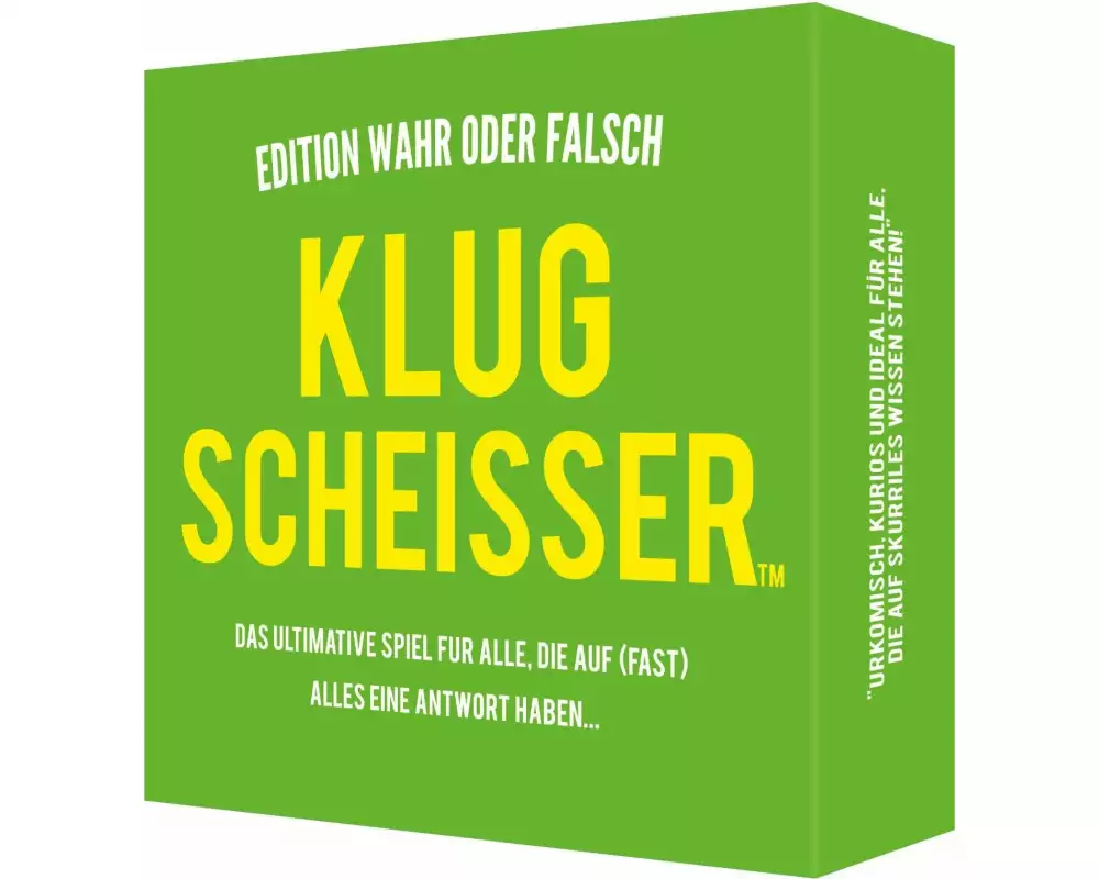 Kylskapspoesi AB Kartenspiel Klugscheisser Wahr oder Falsch Edition -DE-
