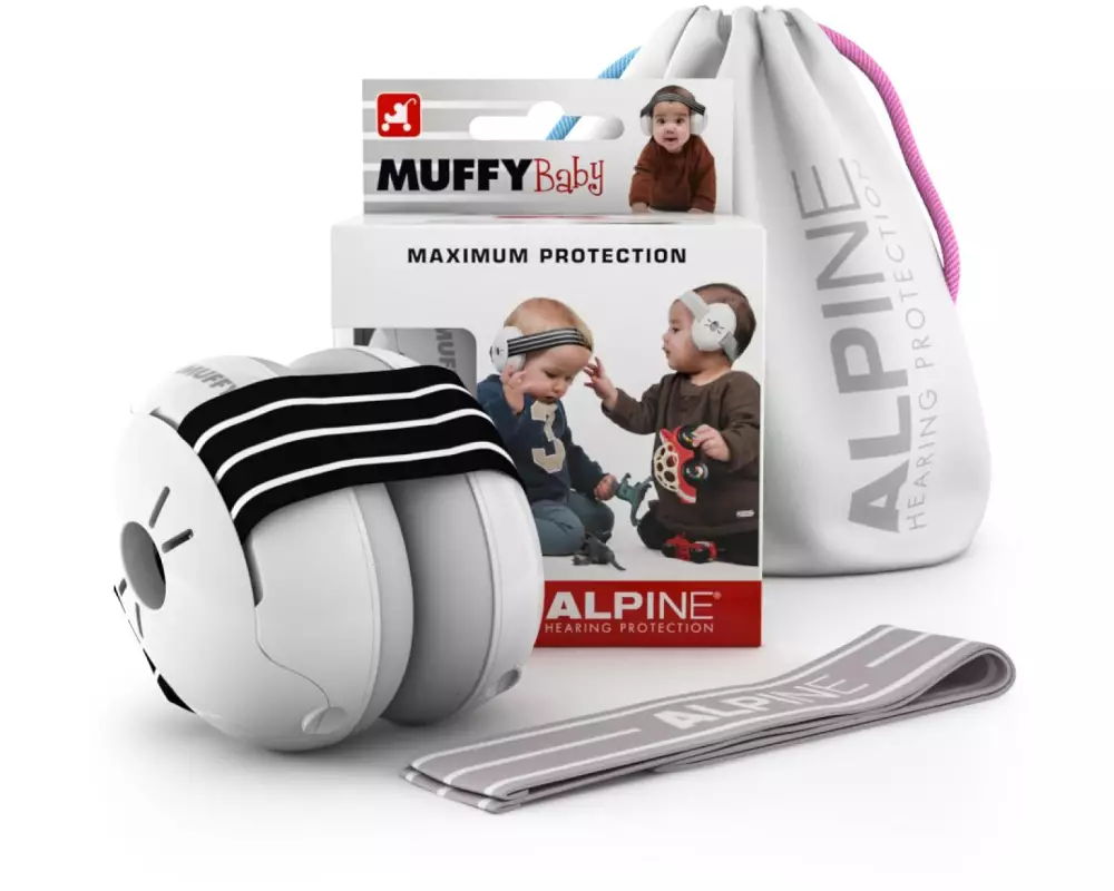 Alpine Gehörschutz Baby Muffy Schwarz