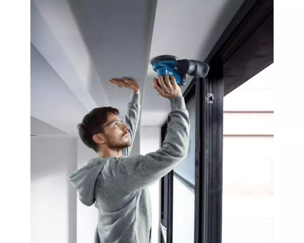 Bosch Professional Akku-Exzenterschleifer PRO GEX 185-LI im Koffer + 1x Akku