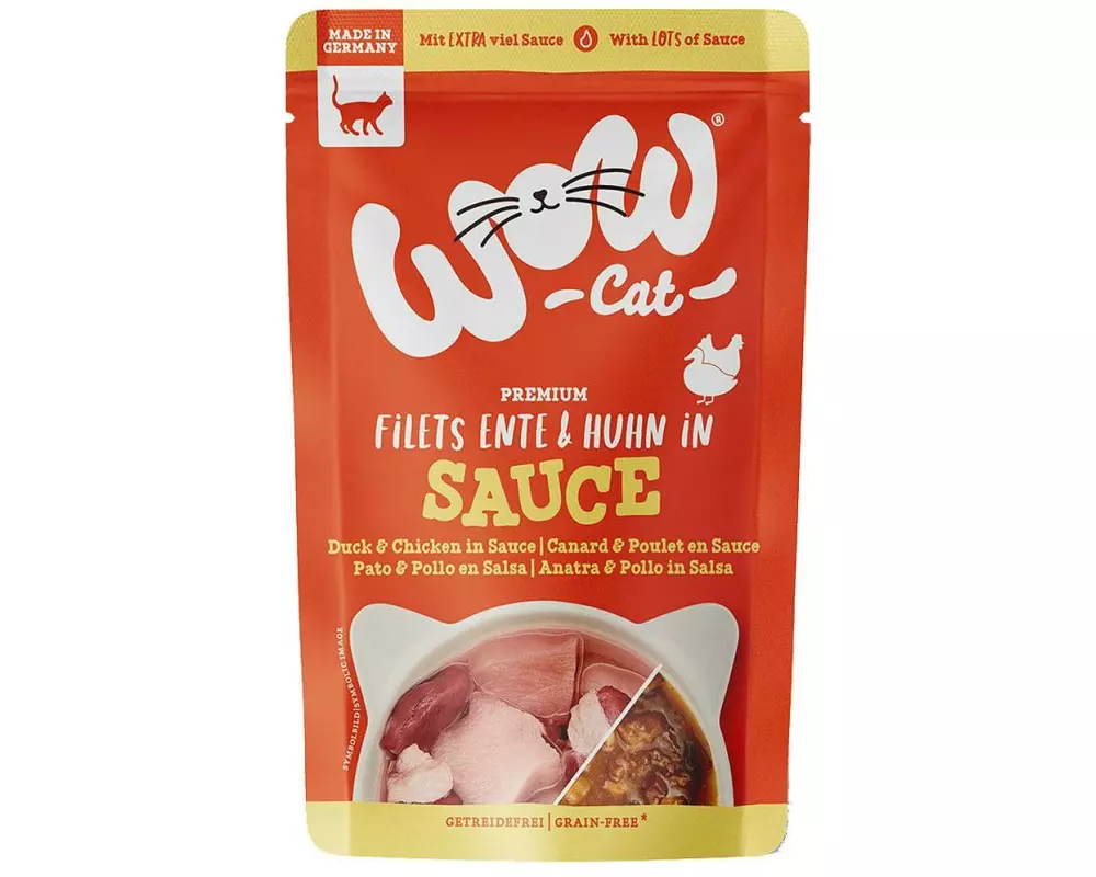 WOW Ente & Huhn in Sauce 85 g